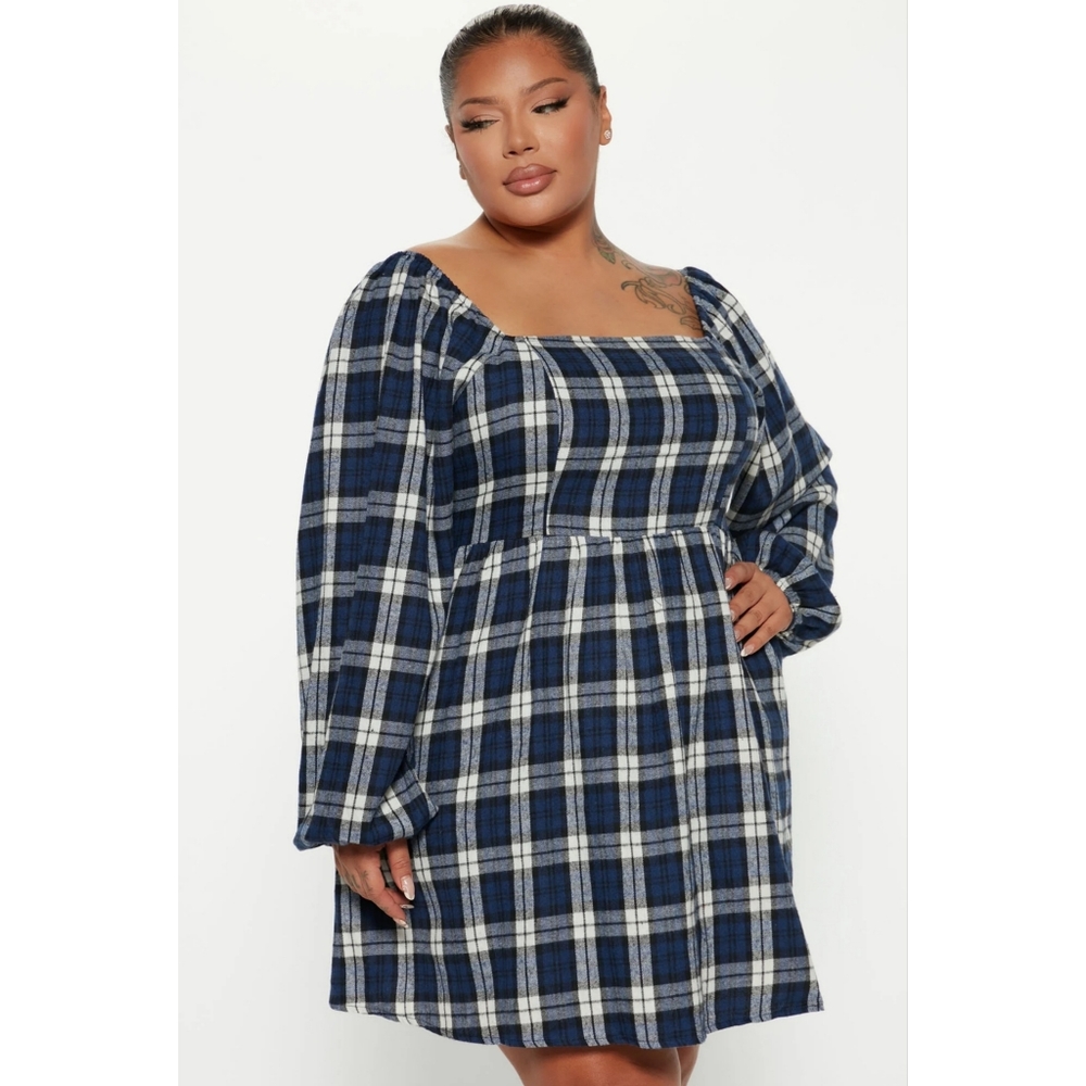 Fashion Nova | Eyes On Me Mini Dress - Plaid